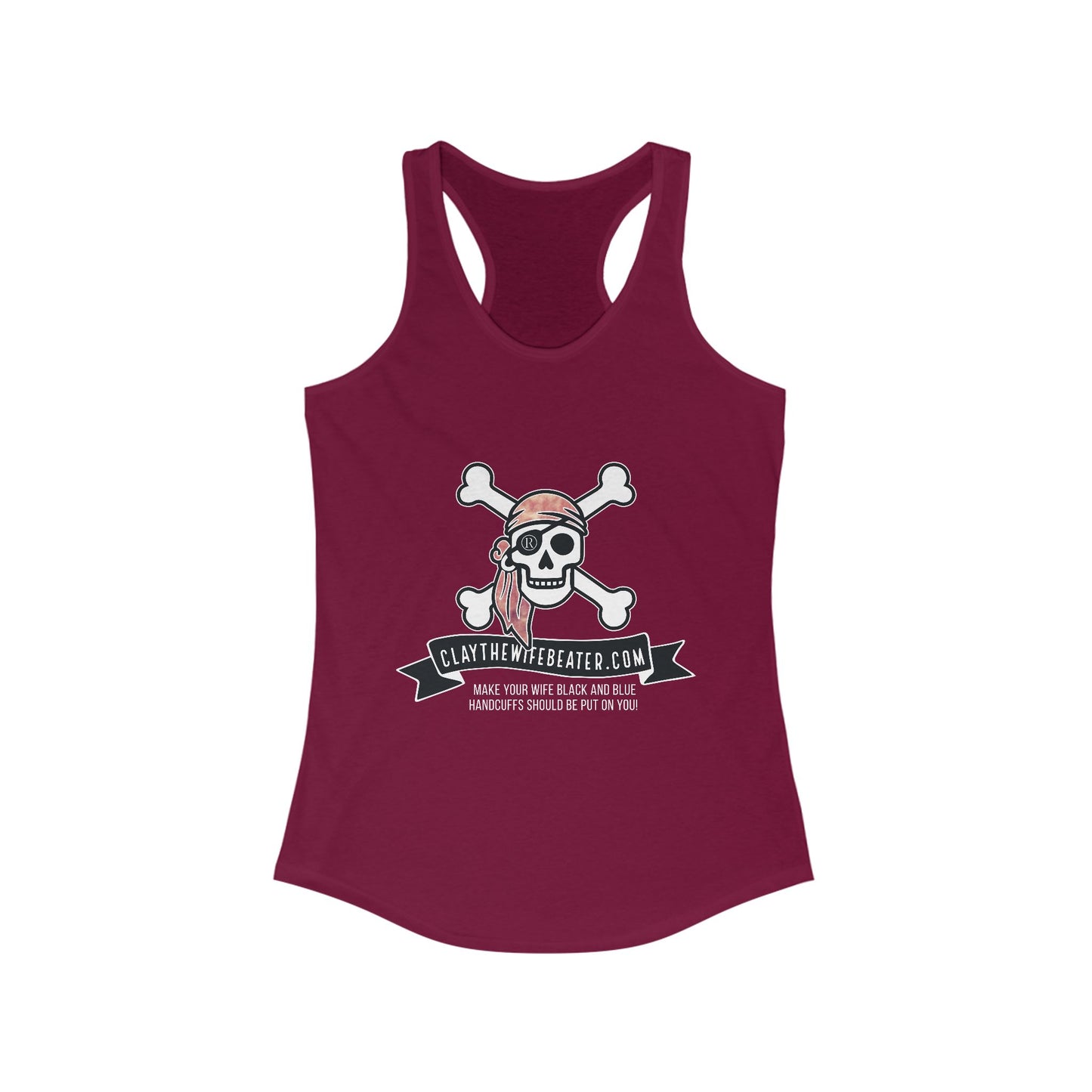 Handcuffs Should Be Put On You! Women's Ideal Racerback Tank