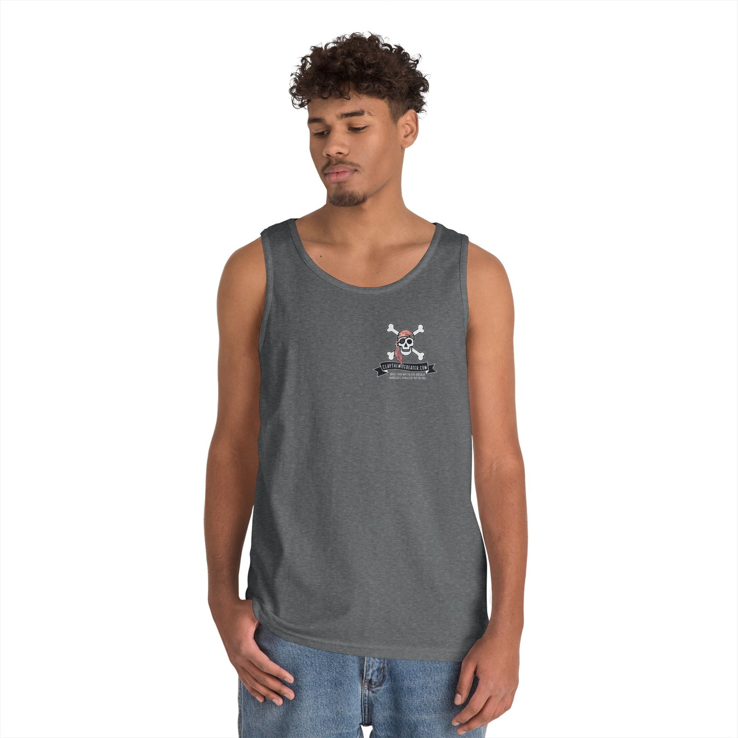 Handcuffs Should Be Put On You! | Unisex Heavy Cotton Tank Top