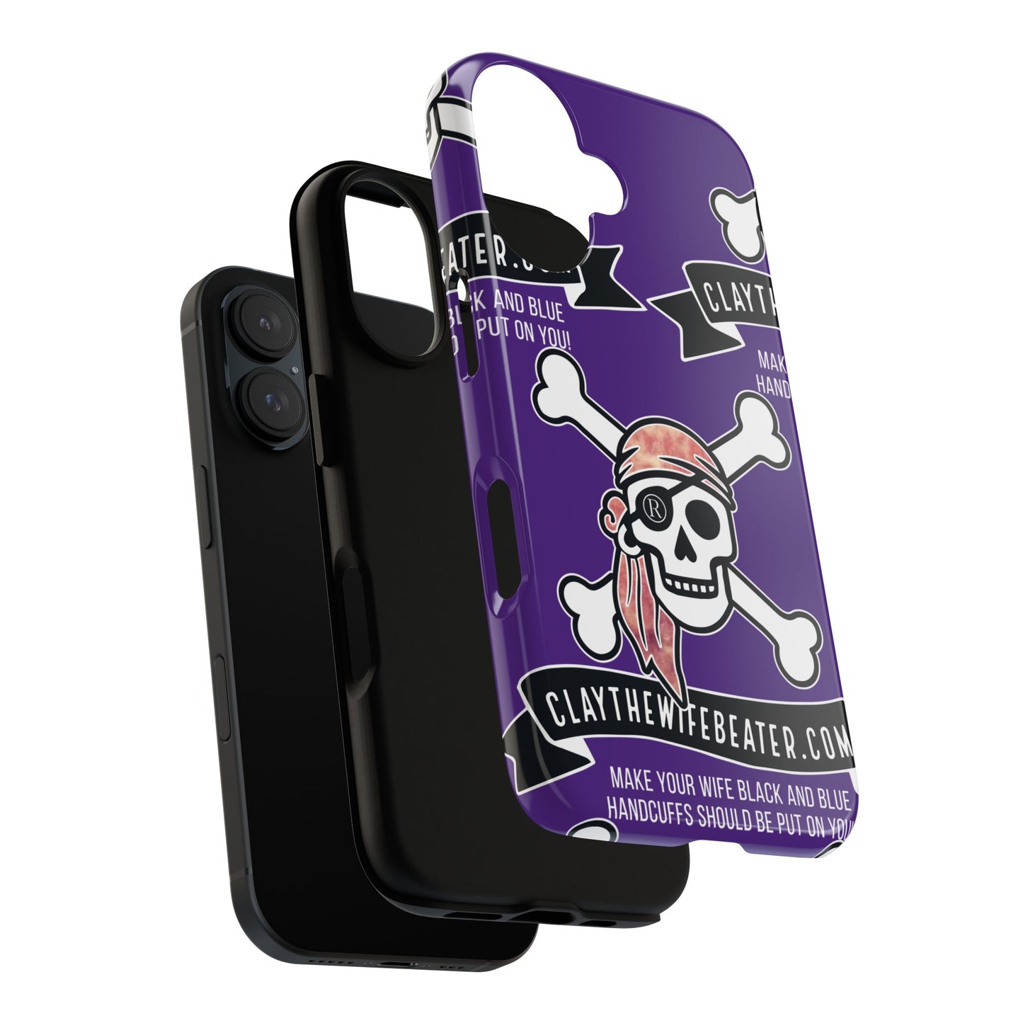 Tough Cases - Pirate Skull Phone Case | Durable & Fun Design for Trendsetters | Perfect Gift for Halloween & Everyday Use